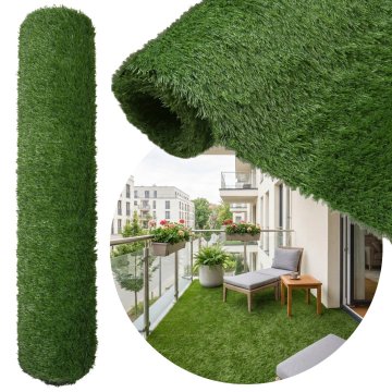 GARDEN LINE Umetna trava za vrt, visoka trava v zvitkih za balkon ali teraso 1m x 5m wys.30mm