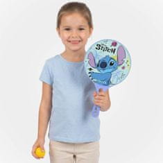 Disney DISNEY Stitch Plastična lopatka za otroke, loparji za igranje na vrtu + gumijasta žoga