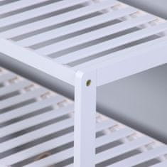 Northix Bambusovo stojalo za čevlje 3-nivojsko prostorsko varčno