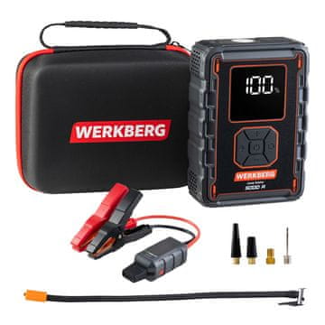 shumee WERKBERG AL008 starter power bank 2500A/5000A 32000mAh N kompresor