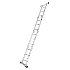 shumee WERKBERG 4x3 večnamenska aluminijasta lestev brez podesta N