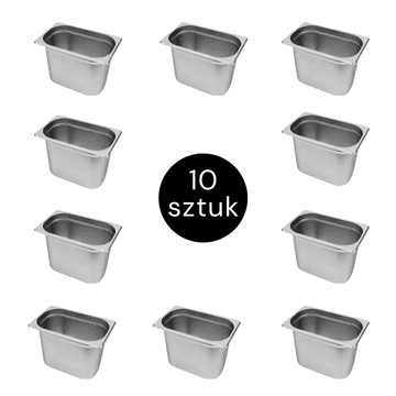 shumee GN posoda Mega-M 1/4 265x162x200 (komplet 10 kosov) N