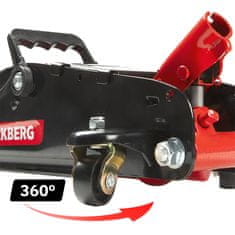 shumee WERKBERG 2,5T nizkoprofilna avtomobilska dvigalka 80–380 mm N