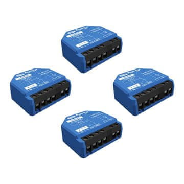 Shelly Rele 1 Gen3 paket 4 kosov maks. 16A 1 kanal WLAN BT