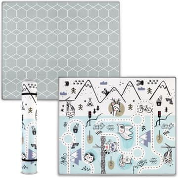 Zvita penasta podloga 180 x 150 x 1,5 cm Nukido NK-342