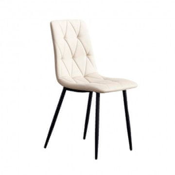 Fort JEDILNI STOL MELITA (VEČ BARV)-Bež (set 4 kosov)