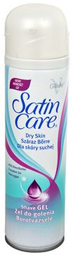 Gillette Gel za britje s karitejevim maslom za suho kožo Satin Care (gel za britje) 200 ml