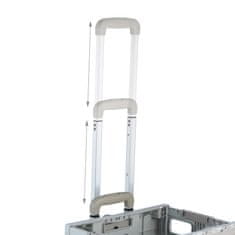 Northix Nakupovalni voziček za prevoz po stopnicah z 3-kolesnim sistemom