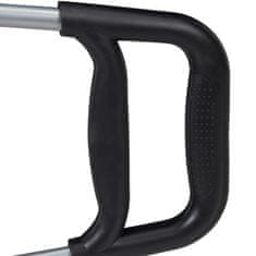 Northix Zložljiv nakupovalni voziček 50 L z nastavljivim ročajem in kolesi