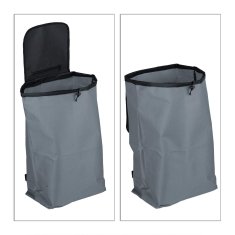 Northix Zložljiv nakupovalni voziček z robustnim okvirjem in kolesi