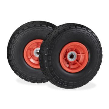 Northix Komplet 2 PU pnevmatik za samokolnico 4.1/3.5-4 z nosilnostjo 120 kg