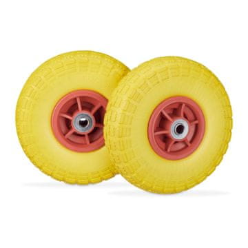 Northix Komplet 2 PU pnevmatik za samokolnico 4.1/3.5-4 z nosilnostjo 120 kg