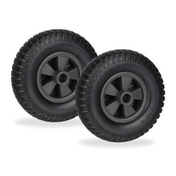 Northix Komplet 2 koles za samokolnico 2,50-4 z nosilnostjo 120 kg