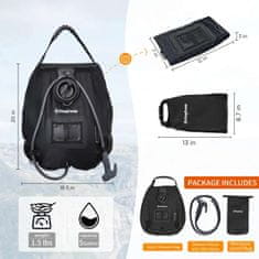 KingCamp Solarna Vreča za tuširanje, 20L