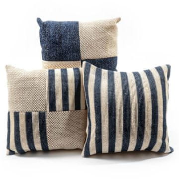 Mhome Blazina 45x45cm / modro-bež / več vzorcev / poliester