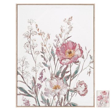 StarDeco Slika na platnu Cvetje 83x63cm / v okvirju / več vzorcev / platno