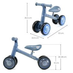 Kinderkraft Cutie Flash poganjalček, moder (KRCUFL00BLU0000)