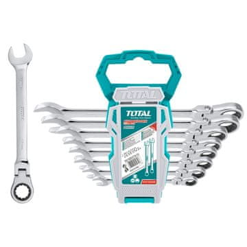 Total One-Stop Tools 8-delni set ključev 8-19/1,1kg/IND (THT102RK586)
