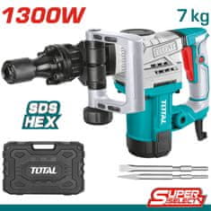 Total One-Stop Tools Električno kladivo za rušenje 1300W/3800bpm/20J/IND (TH2130016)