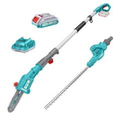 Total One-Stop Tools Akumulatorska teleskopska žaga in škarje za živo mejo 2800spm /460mm /P20S (TPTS201681)