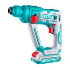 Total One-Stop Tools Akumulatorsko rotacijsko kladivo SDS Plus/5100bpm/1,5J/ INDUSTRIAL (SET Baterija 1x2Ah, Polnilec, Kovček) (TRHLI201681E)