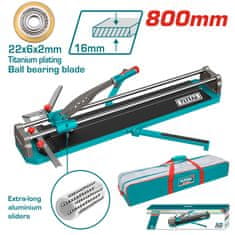 Total One-Stop Tools Rezalnik keramičnih ploščic 800mm/ 16mm / INDUSTRIAL (THT578002)