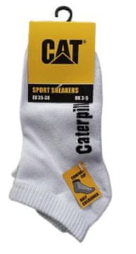 CAT MOŠKE NOGAVICE NIZKE BELE 43/46 3KOS CAT AV806C