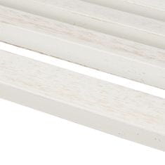 Northix Kovinska vrtna klop, 2-sed, vremensko odporna, prekrižano hrbtišče, idealna za vrtove in balkone