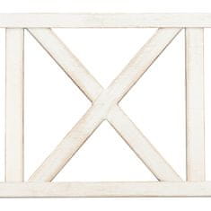 Northix Kovinska vrtna klop, 2-sed, vremensko odporna, prekrižano hrbtišče, idealna za vrtove in balkone