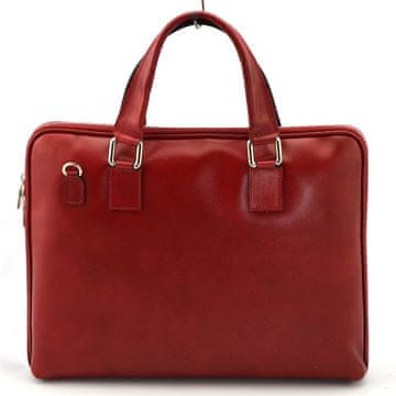 Vera Pelle Torbice poslovne torbice rdeča VP805
