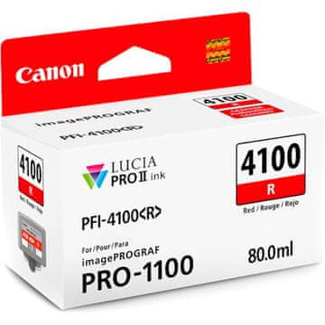 Canon PFI-4100 črnilo za tiskalnik IMAGEPROGRAF PRO-1100, 80 ml, rdeča (6785C001AA)
