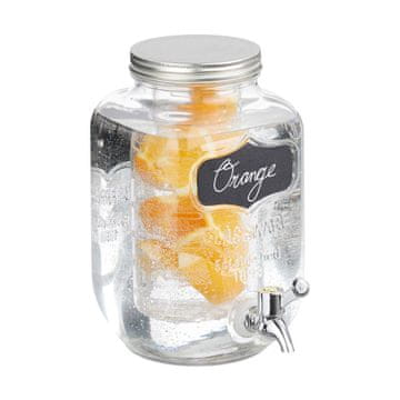 Northix Dozator za pijačo s sadnim vložkom 4 L idealen za zabave in piknike