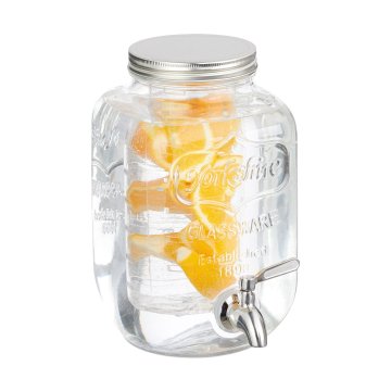 Northix Dozator za pijačo s sadnim vložkom 4 L za zabave in piknike