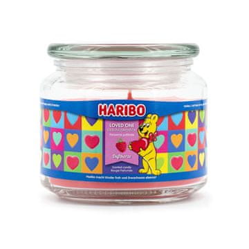 Northix Dišeča sveča v kozarcu, 300 g, sadne in sladke arome, steklen kozarec