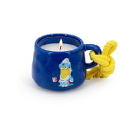 Northix Dišeča sveča Minions v keramični skodelici, sadna in cvetlična dišava