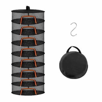 Northix Viseča zložljiva sušilna mreža za zelišča, sadje, oblačila