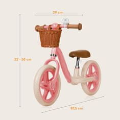 Lionelo Alex Plus otroški poganjalec, roza