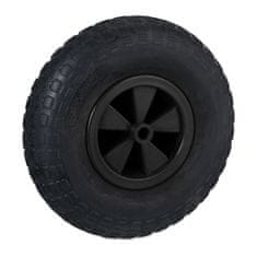 Northix Samokolnica 3.50-6 s črnim profilom, premer 3.50-6, 4 pruge, nosilnost 400 kg