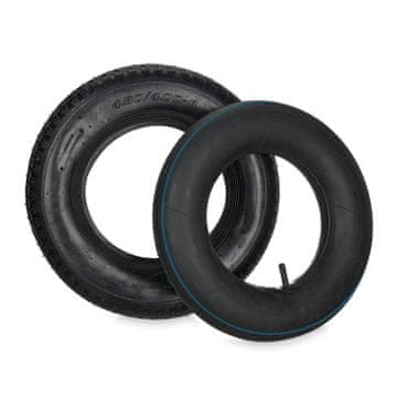 Northix Kolo za samokolnico s cevjo, premer 4.00-8, 4 pruge, nosilnost 450 kg