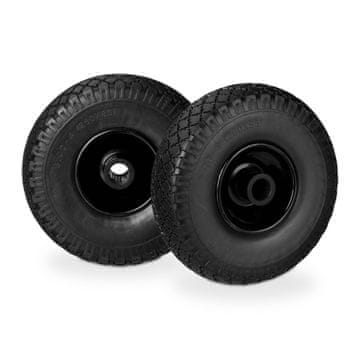 Northix Kolesa za samokolnico 2 kom., premer 4.00-6, 4 pruge, nosilnost 400 kg