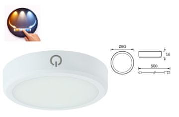 Ideus LED magnetna svetilka 1,2W CCT 60lm IP20 s senzorjem ZIBI bela
