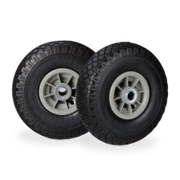 Northix Kolesa za samokolnico 2 kom., premer 4.00-6, nosilnost 400 kg, trpežna zasnova