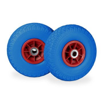 Northix Kolesa za samokolnico PU guma, 2 kom., premer 4.00-6, nosilnost 400 kg