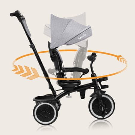 360° vrtljiv sedež