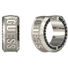 Guess Elegantni jekleni prstani s kristali za moške Levji kralj JUME05013JWSTT/U