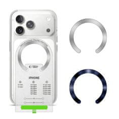 Tech-protect Magnetic magnetni obroč za MagSafe 2kos, moder/ srebrn
