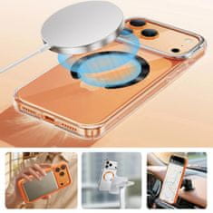 Tech-protect Magnetic magnetni obroč za MagSafe 2kos, črn / oranžen
