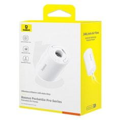 BASEUS PocketGo Pro prenosna zračna tlačilka - bela