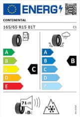Continental Celoletna pnevmatika 165/65R15 81T AllSeasonContact DOTXX25 03554530000