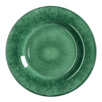 StarDeco Plitev krožnik Kensy 28cm / zelen / melamin